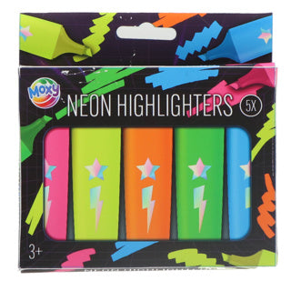 Creative craft group markeerstiften neon, 5st.