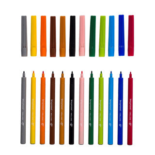 Bruynzeel Kids Felt-Tip Pens, 12 pcs.