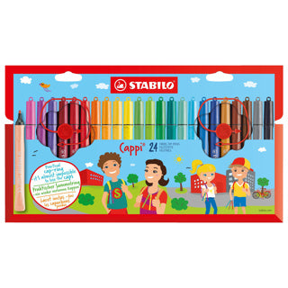 STABILO CAPPI FIENTE -PENS TTIP, 24ST.