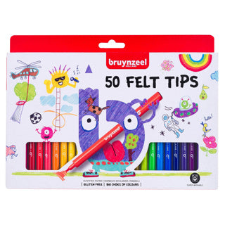 Bruynzeel felt-tip pens 50 pieces