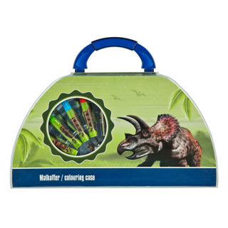 Other brands coloring case 51-piece dinosaur