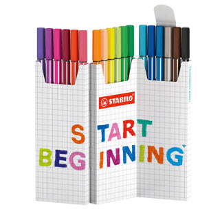 Abi stlo pen 68 desk set start beginning 18 pieces