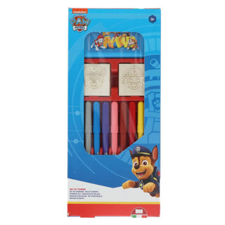Paw Patrol coloring stamp set, 13 pieces