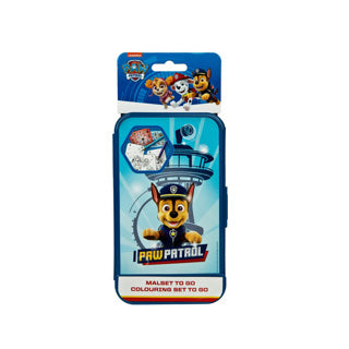 Paw patrol coloring set to go | 12 stuks