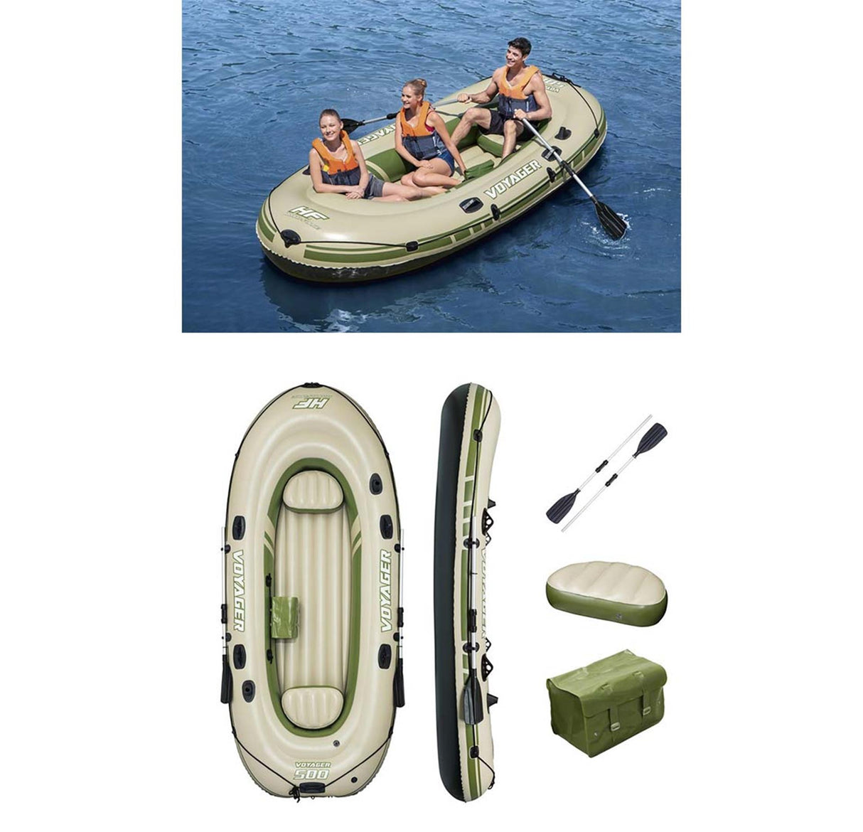 Hydro force boat Voyager 500 set green