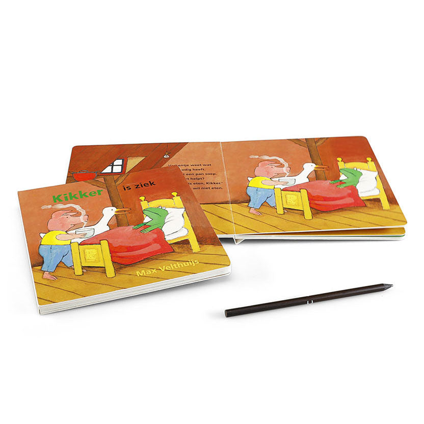 Central book house frog is sick