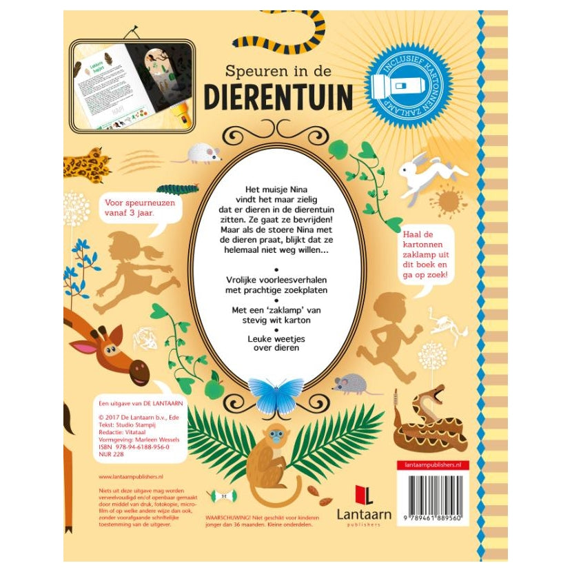 Speuren in de dierentuin + kartonnen zaklamp