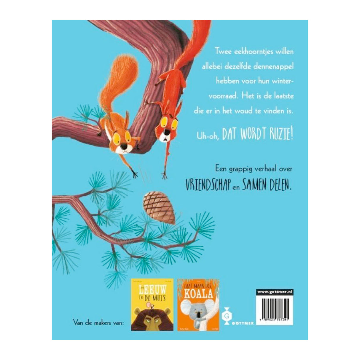 Gottmer uitgevers groep twee vechtende eekhoorntjes