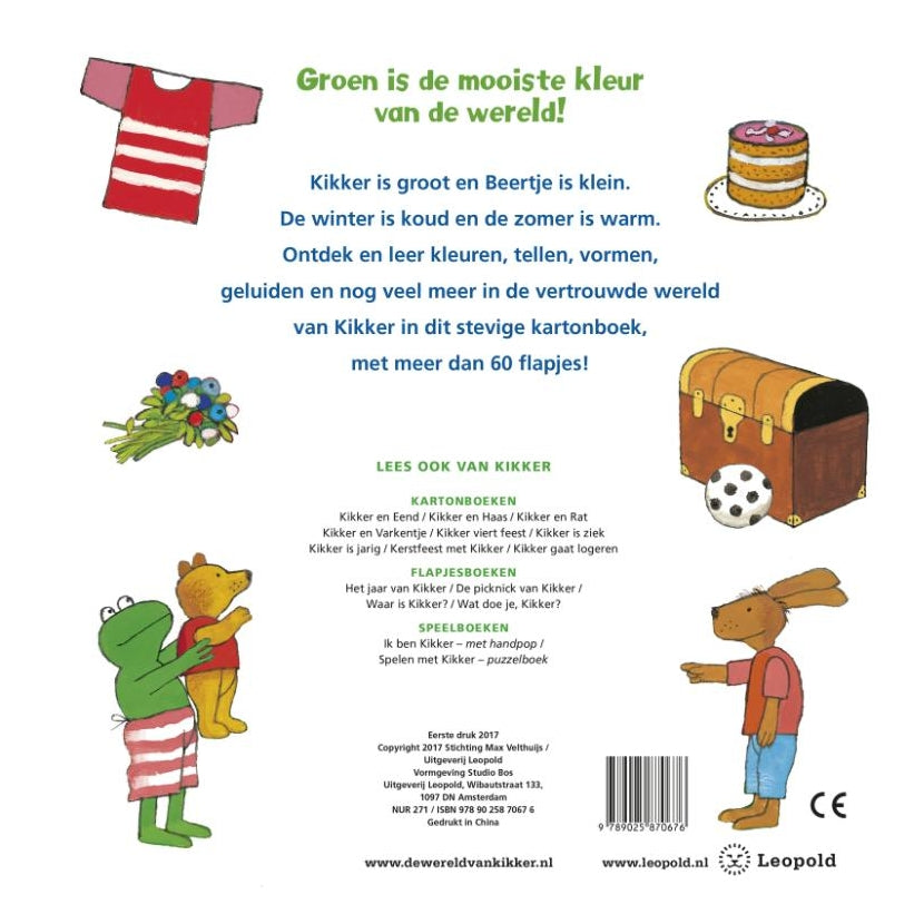 Wpg uitgevers het grote flapjesboek van kikker en zijn vriendjes