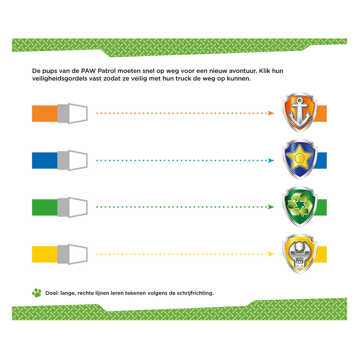 Delta's Paw Patrol - First Writing Games (ages 3-4)