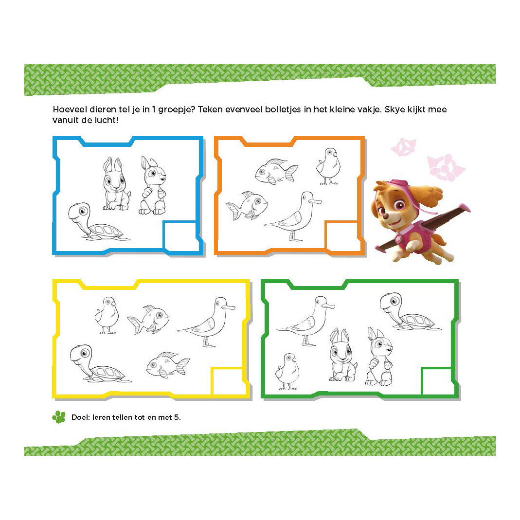 Deltas paw patrol - fun counting games (4-5 years)