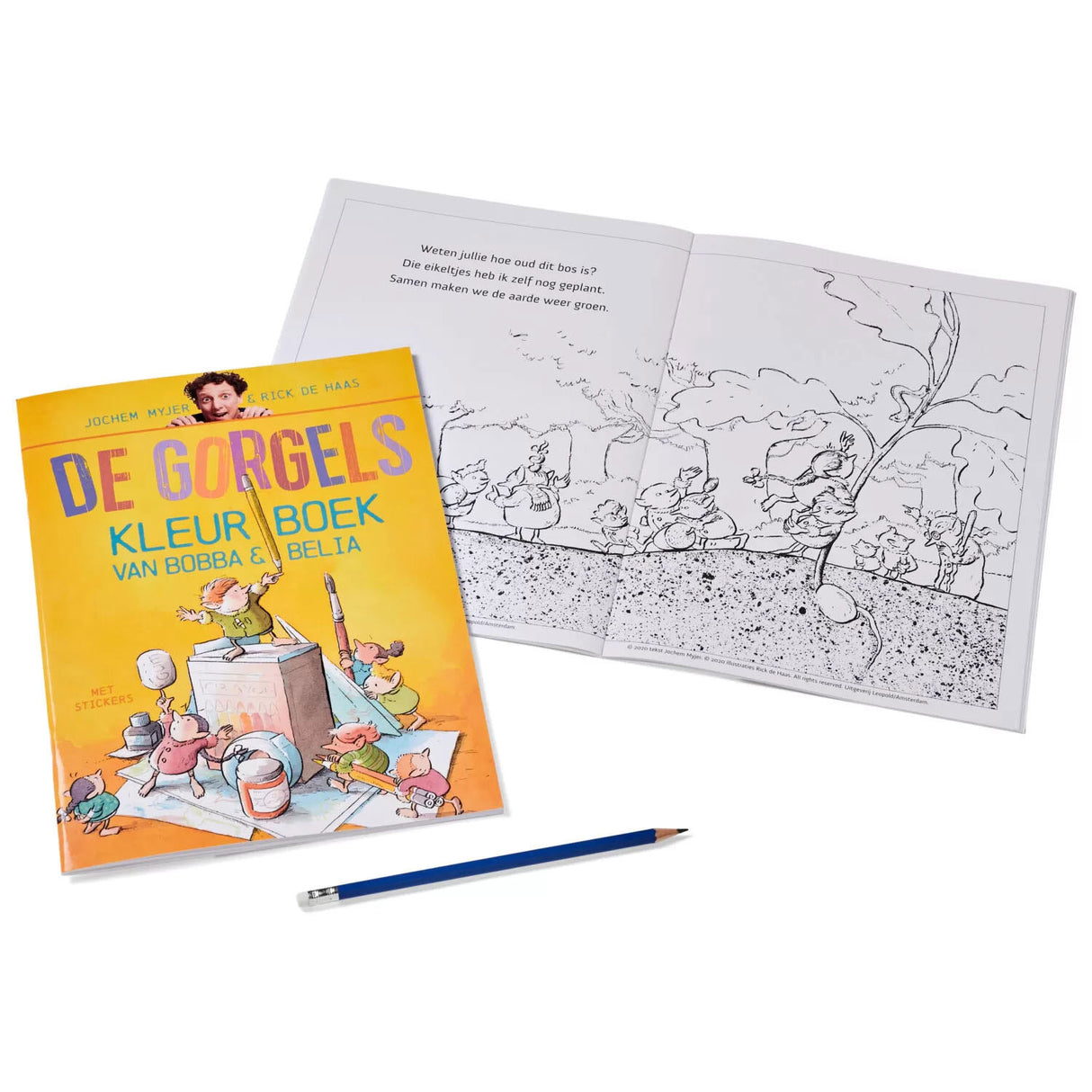 Wpg publishers De Gorgels coloring book by Bobba Belia