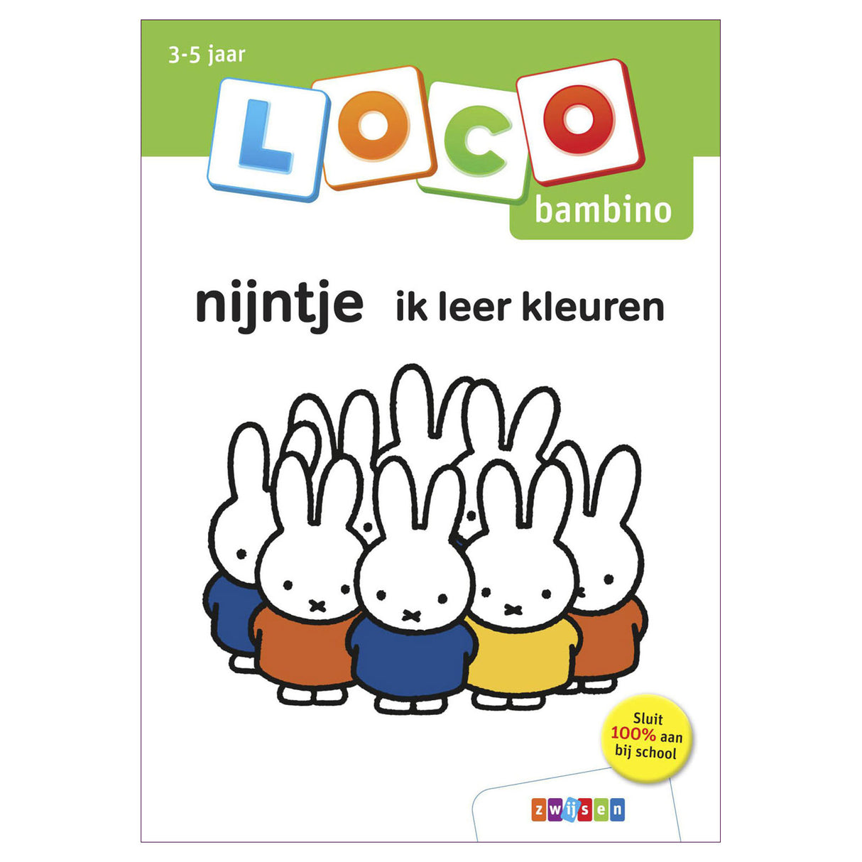 Foilsitheoirí WPG Bambino Loco - Miffy foghlaimím conas dath a dhéanamh (3-5 bliana)