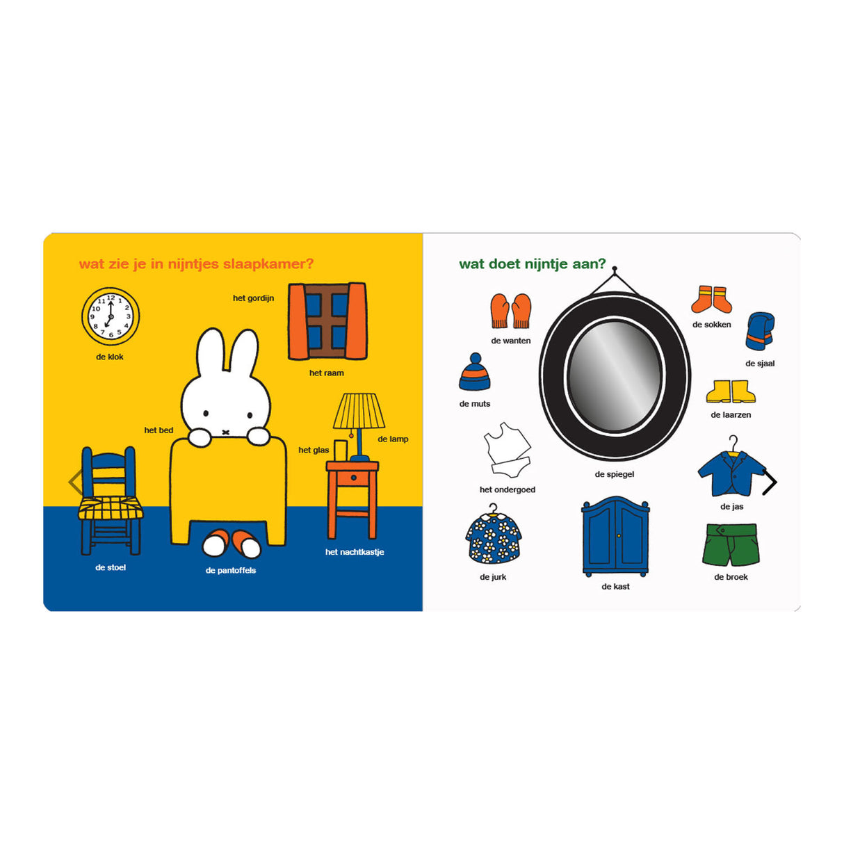 Central book house Miffy touch book learning words