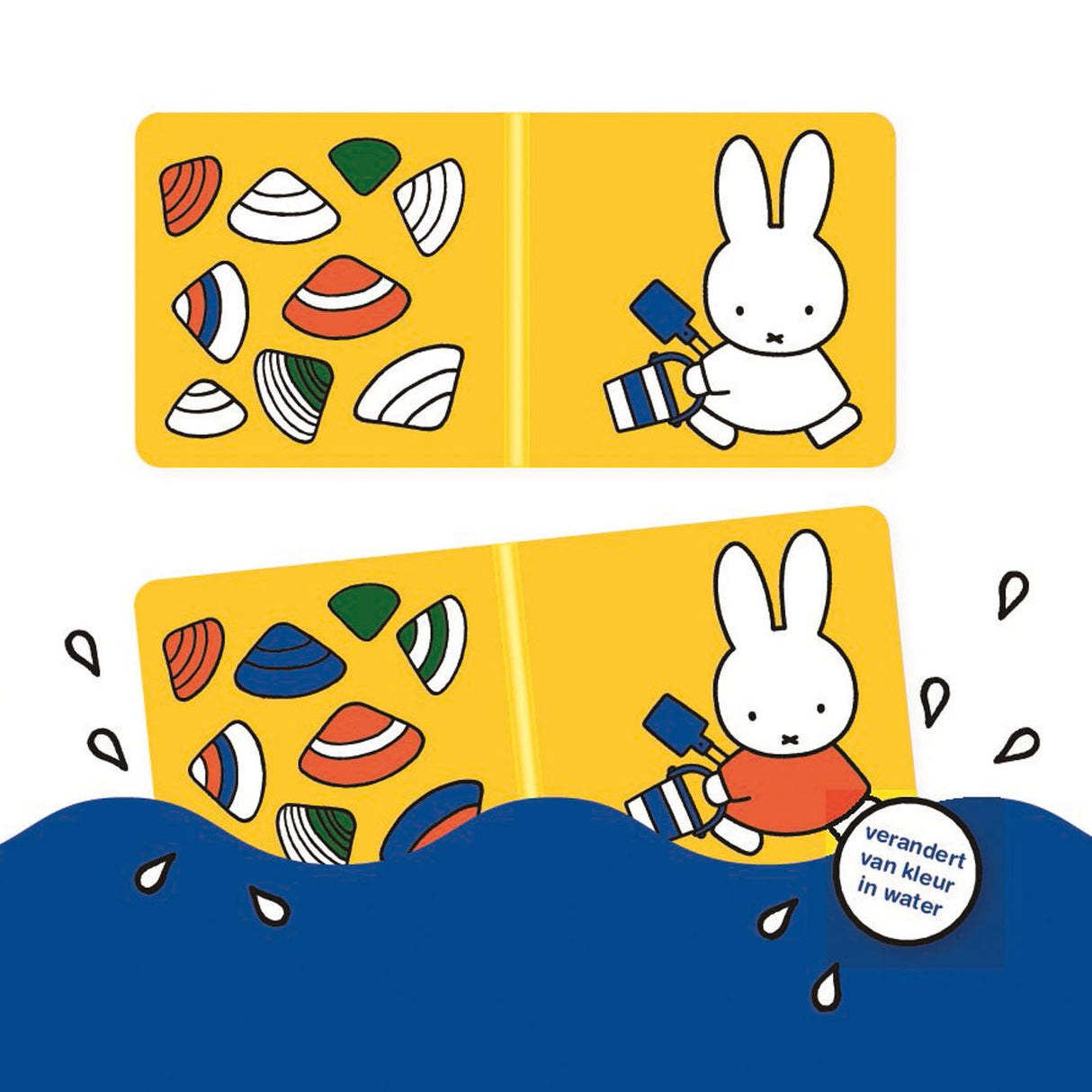 Central book house Miffy conjures up colors in a magical bath book