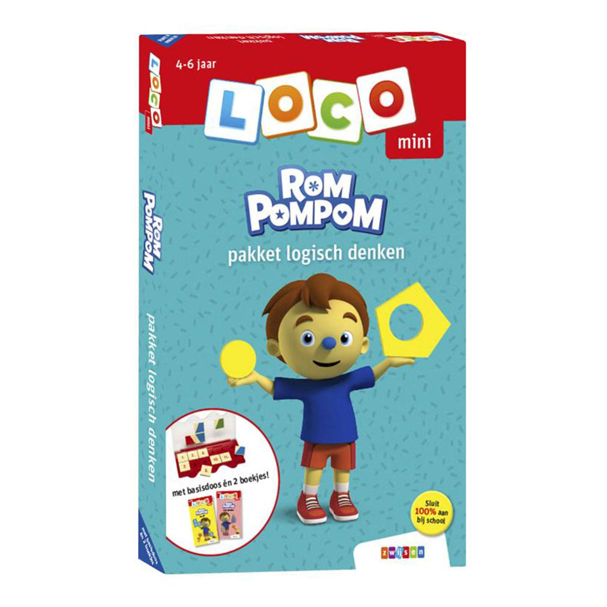 Smaointeoireacht Loighciúil Pacáiste Mini Loco Rompompom (4-6 bliana)