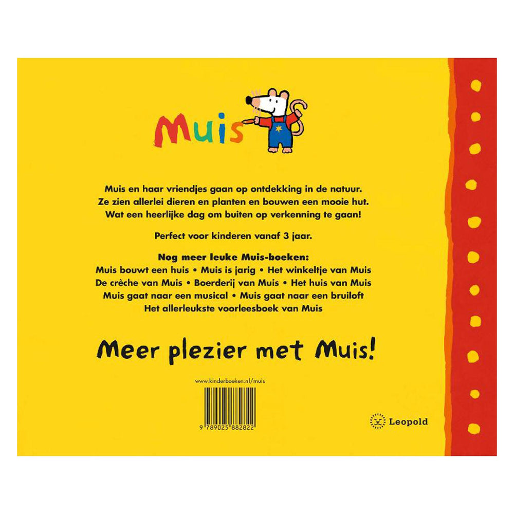 Mouse walking in nature