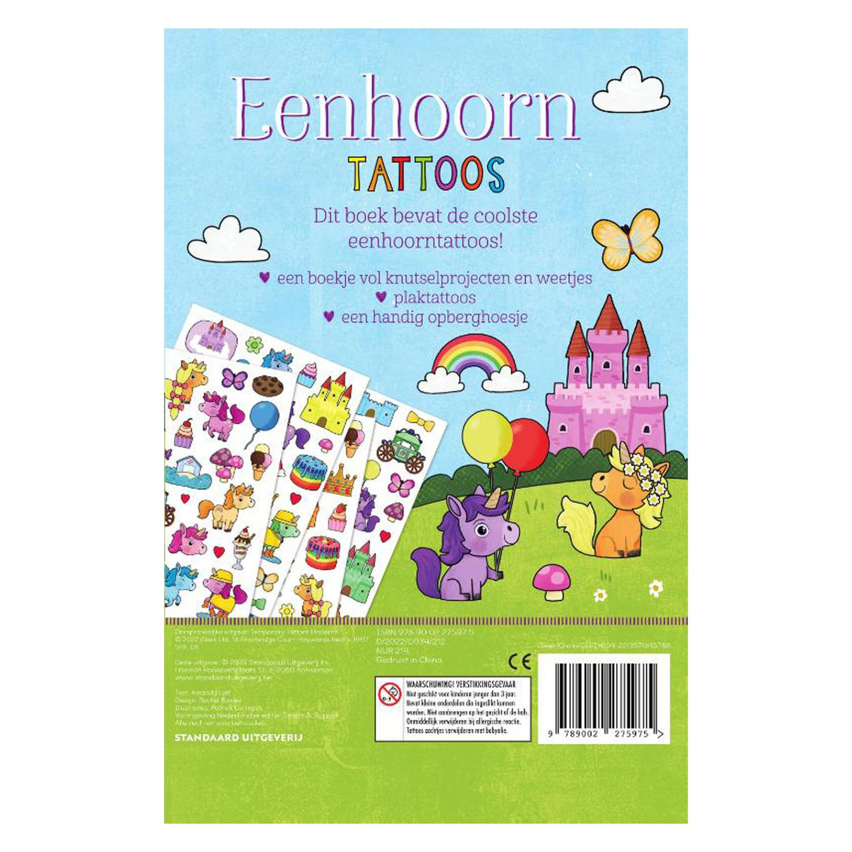 WPG Uitgevers Tattoos Einhorn