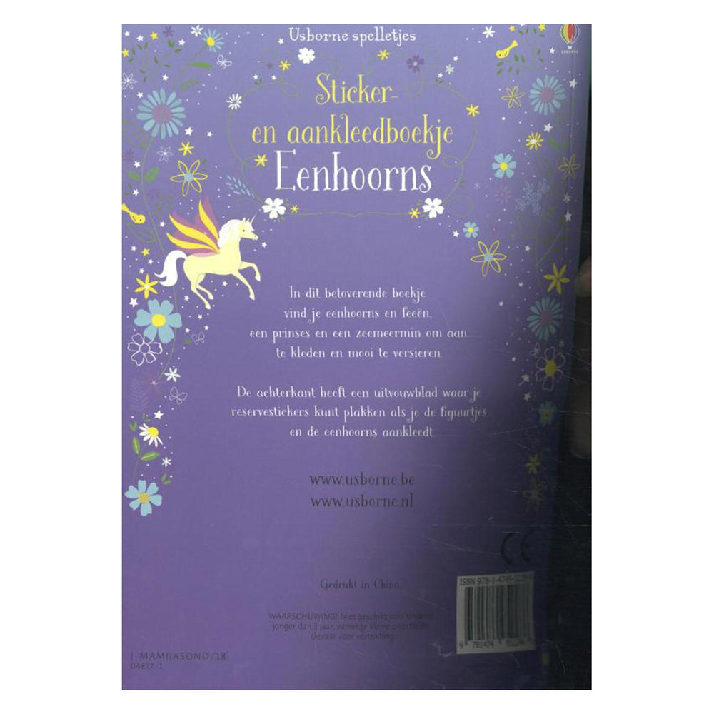 Unicorn Sticker and Dress-up Booklet