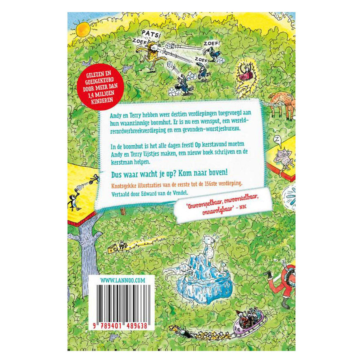 Central book house the crazy treehouse of 156 floors