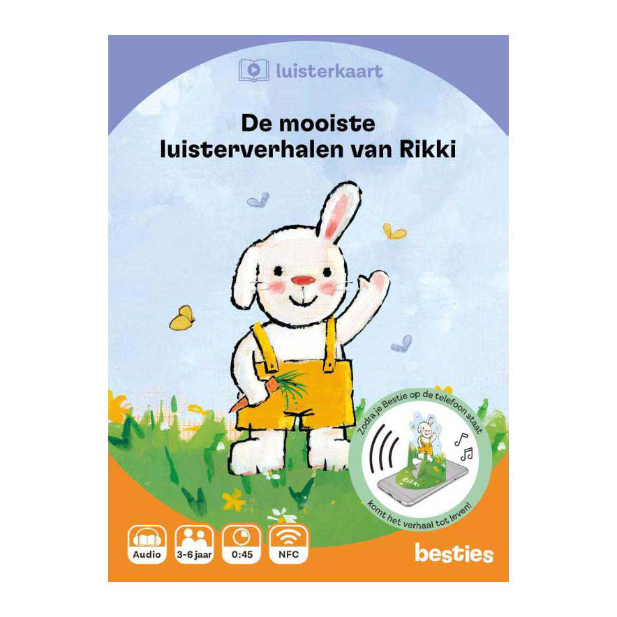 Central book house the most beautiful audio stories of rikki listening card