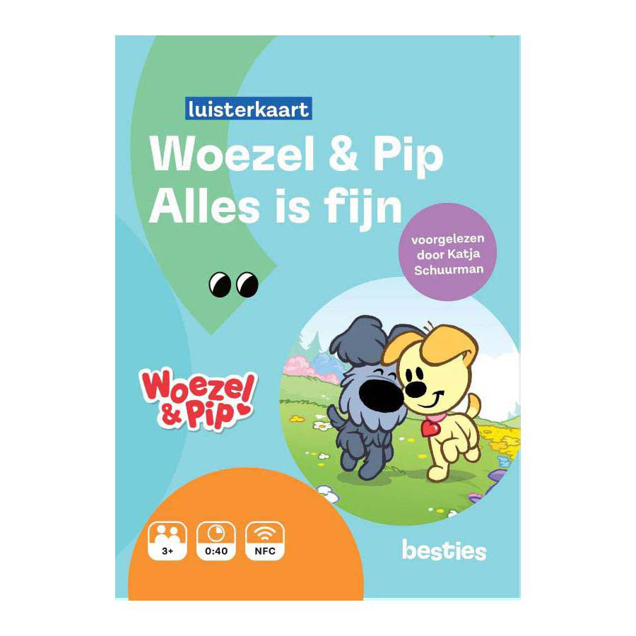 Central book house woezel and pip everything is fine listening card