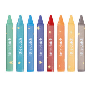 Crayons de cire Little Dutch Jim 8 pièces | 3 pièces