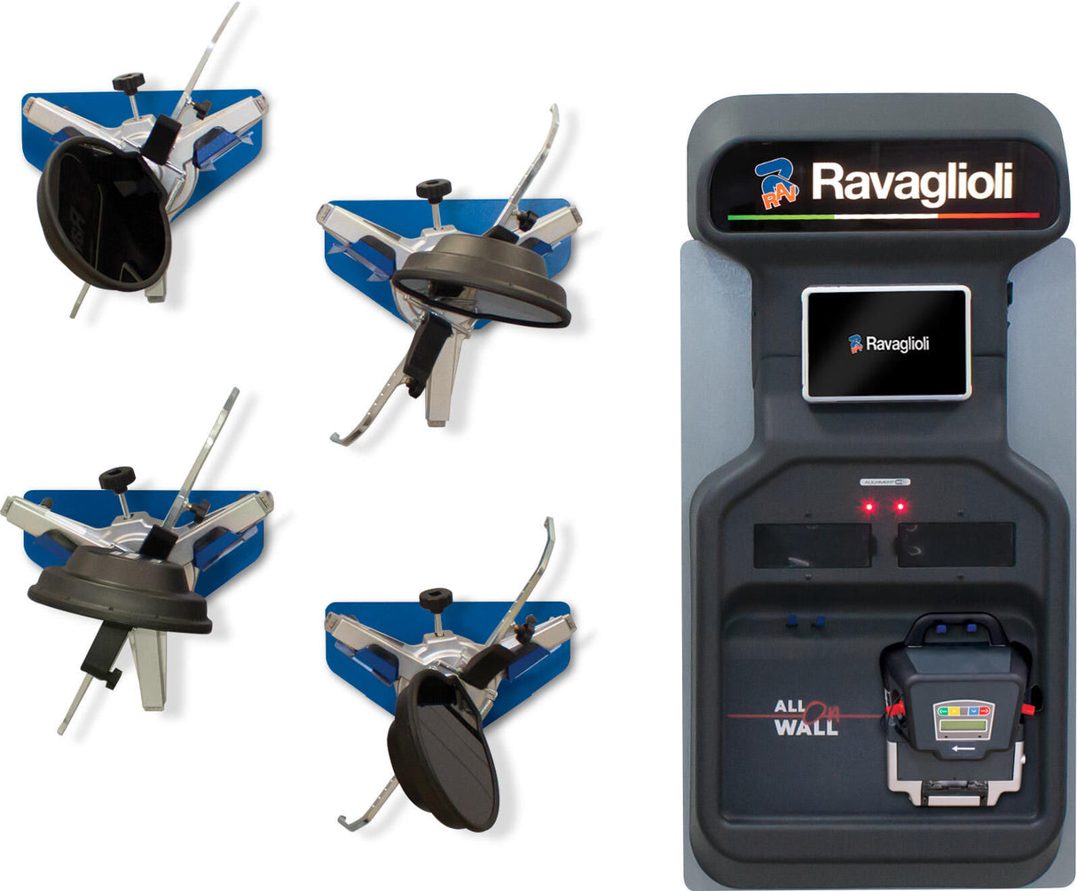 Ravaglioli alignment equipment rav3d2.0wall.3s . 3d wheel alignment system tablet version