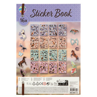 Creative Craft Group Sticker Book A4 Horse Collection 16 pages and 900+ stickers