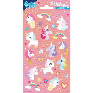Totum unicorn sticker sheet