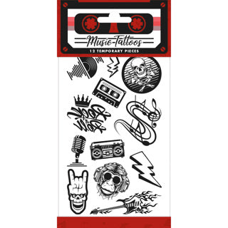 Musique rock de tatouage