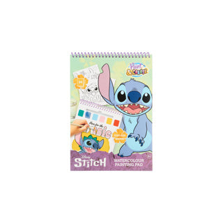 Disney stitch watercolor coloring book