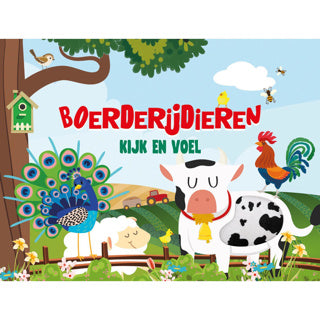 Boek kijk en voel boerderijdieren | 2 stuks
