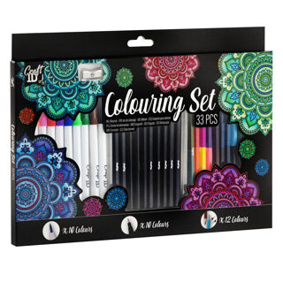 Kleurset proffesioneel compleet 33 pcs 37,5x24 cm | 2 stuks