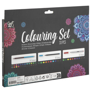 Kleurset proffesioneel compleet 33 pcs 37,5x24 cm | 2 stuks