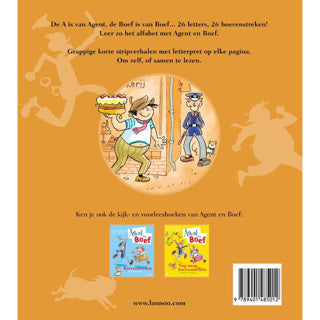 El libro A es del agente, B es Van Boef
