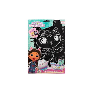 Canenco gabby's dollhouse scratch art 26x19.5cm 2 pieces | 6 pieces