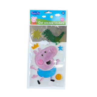 Peppa pig window stickers gel 2 assorted