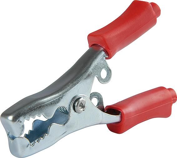 Herth+buss laadtang charging clamp 40amp.red length 82 mm