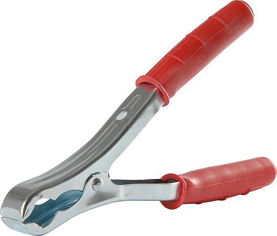 Herth+buss laadtang charging clamp 120amp.red length 180 mm