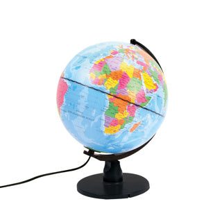 Science globe with light Dutch LED 25 cm