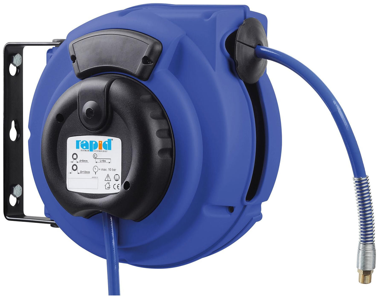 Rapid compressed air hose reel 1.08.08 hose reel m.10808