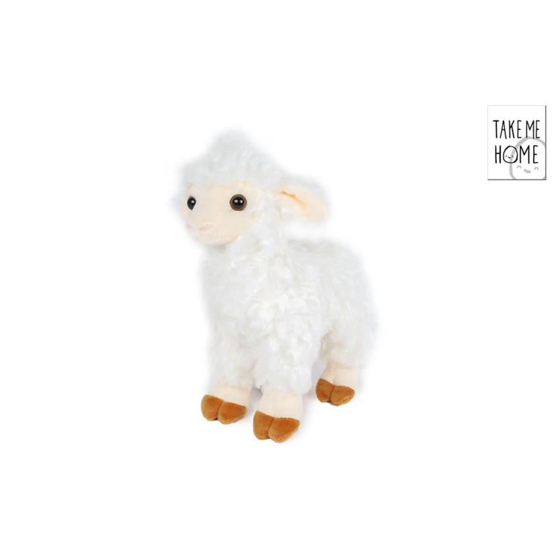 Take me home sheep white plush standing l 25cm
