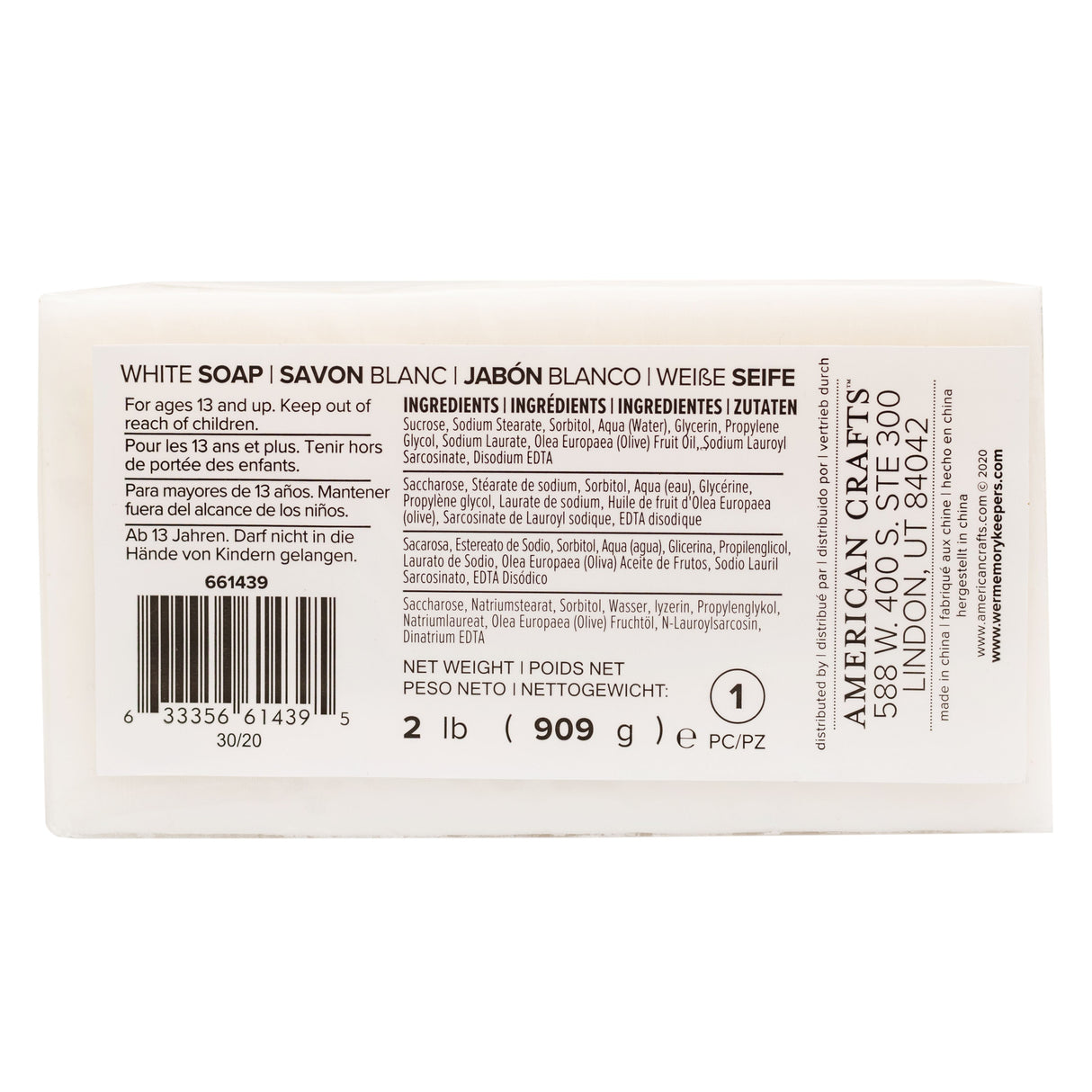 We r makers • base jabonosa blanca 909g