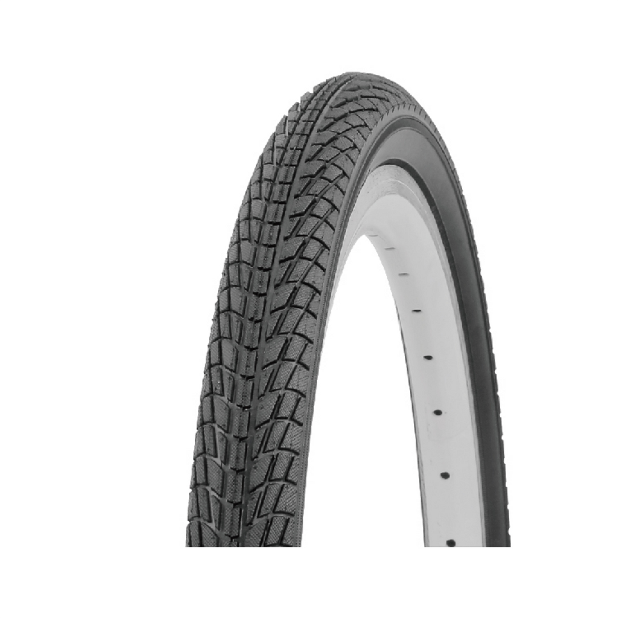 Wolff Dæk, sort uden refleksion, 20x1,75, ETRO 47-406