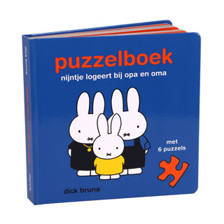 Miffy book puzzle, staying with grandpa and grandma