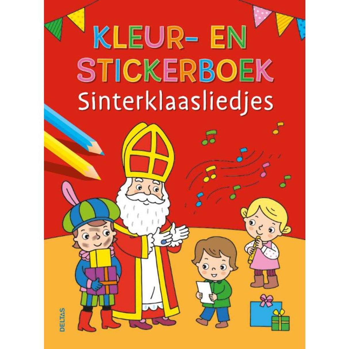 Deltas kleur- en stickerboek sinterklaasliedjes