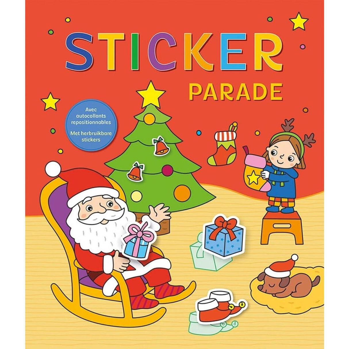 Deltas kerstman stickerboek parade