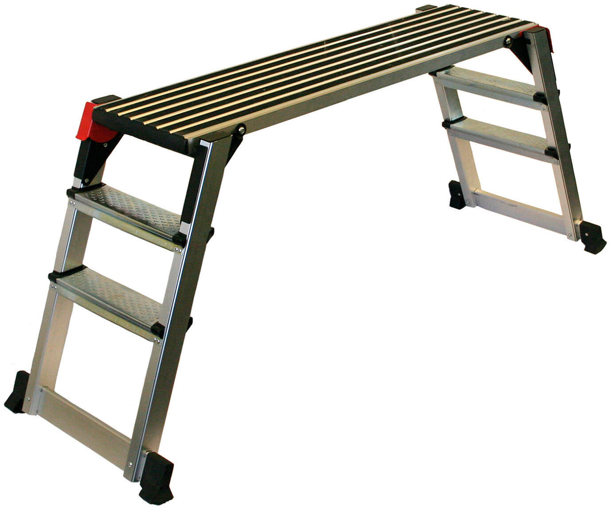 Busching veiligheidloopplatform alu working platform alu l hinged anti-slip