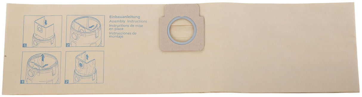 Nilfisk blue line vacuum cleaner bags filter bag pack.a 5 pcs.